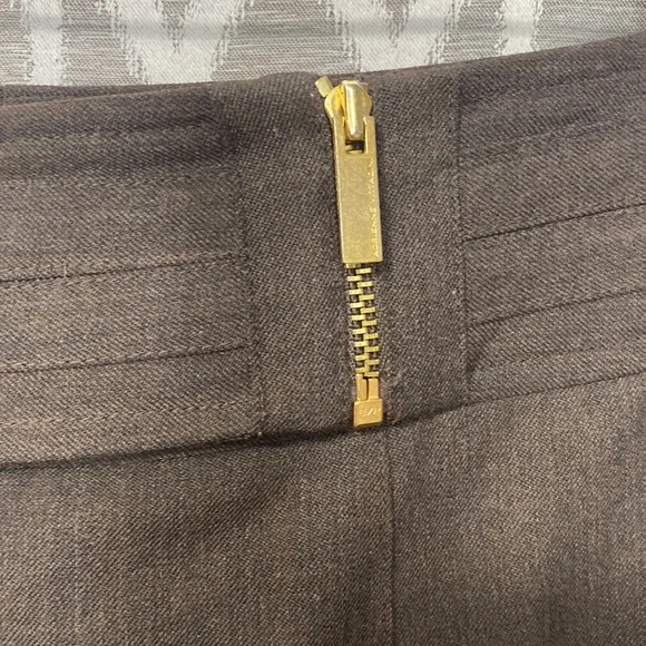 Adrienne Vittadini Pencil Skirt Fully Lined Size 6 Brown - Picture 4 of 5